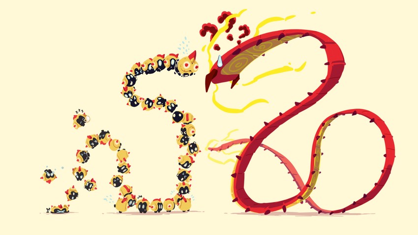 centiskorch, falinks, and gigantamax centiskorch (pokemon) drawn by hc2002
