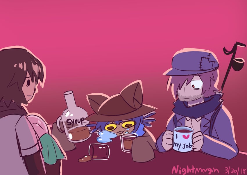 niko, lamplighter, and ling (oneshot) drawn by nightmargin