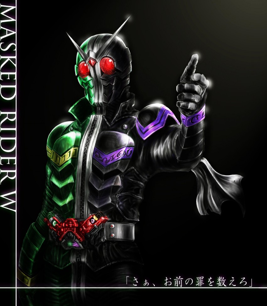 kamen rider double (kamen rider and 1 more) drawn by furyu_(061041)