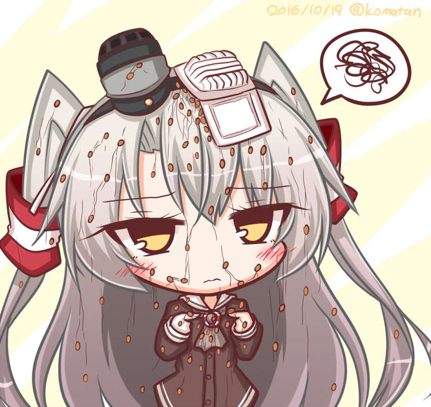 amatsukaze (kantai collection) drawn by komakoma_(magicaltale)