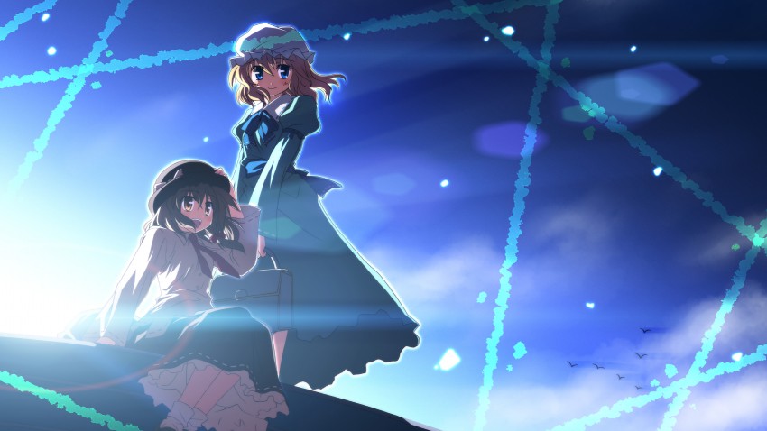 usami renko and maribel hearn (touhou) drawn by yuuki_tatsuya