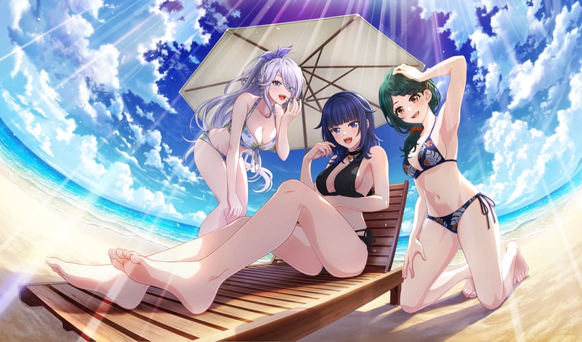 kusakari rena, sagara yoshino, and noguchi shinobu (cinderella series and 1 more)