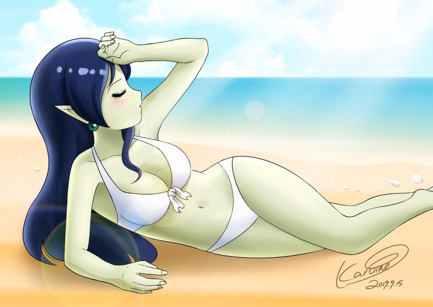 robelu (dragon ball and 1 more) drawn by karoine