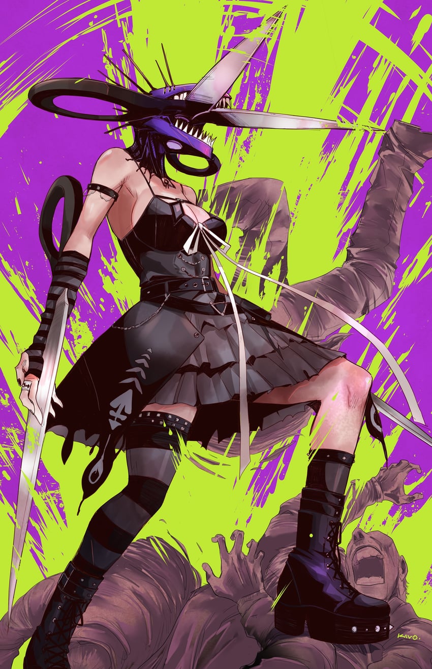 shiori novella (hololive and 2 more) drawn by kivo