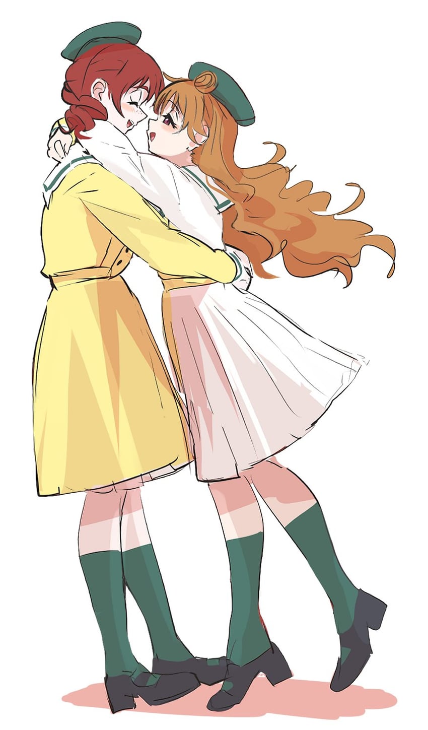 emma verde and konoe kanata (love live! and 1 more) drawn by monowe