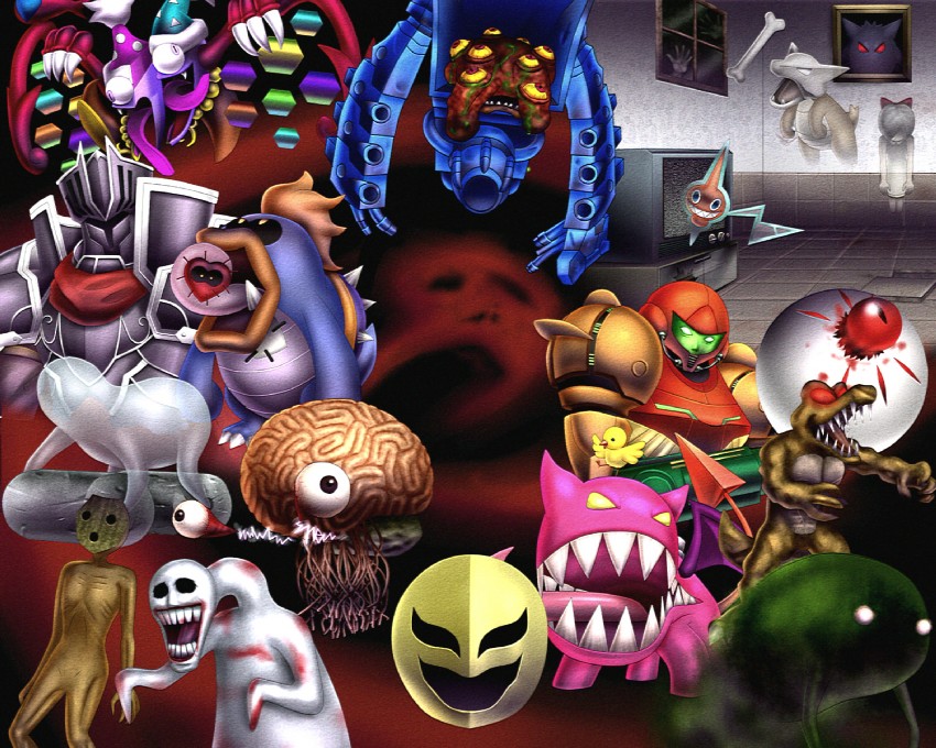 rotom, gengar, marx, marowak, zero, and 15 more (pokemon and 20 more) drawn by gonzarez