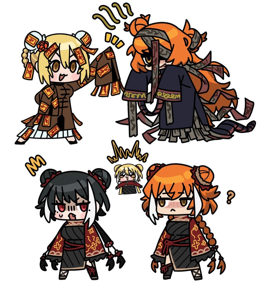 ishmael, don quixote, and jia xichun (project moon and 1 more) drawn by angellyuna