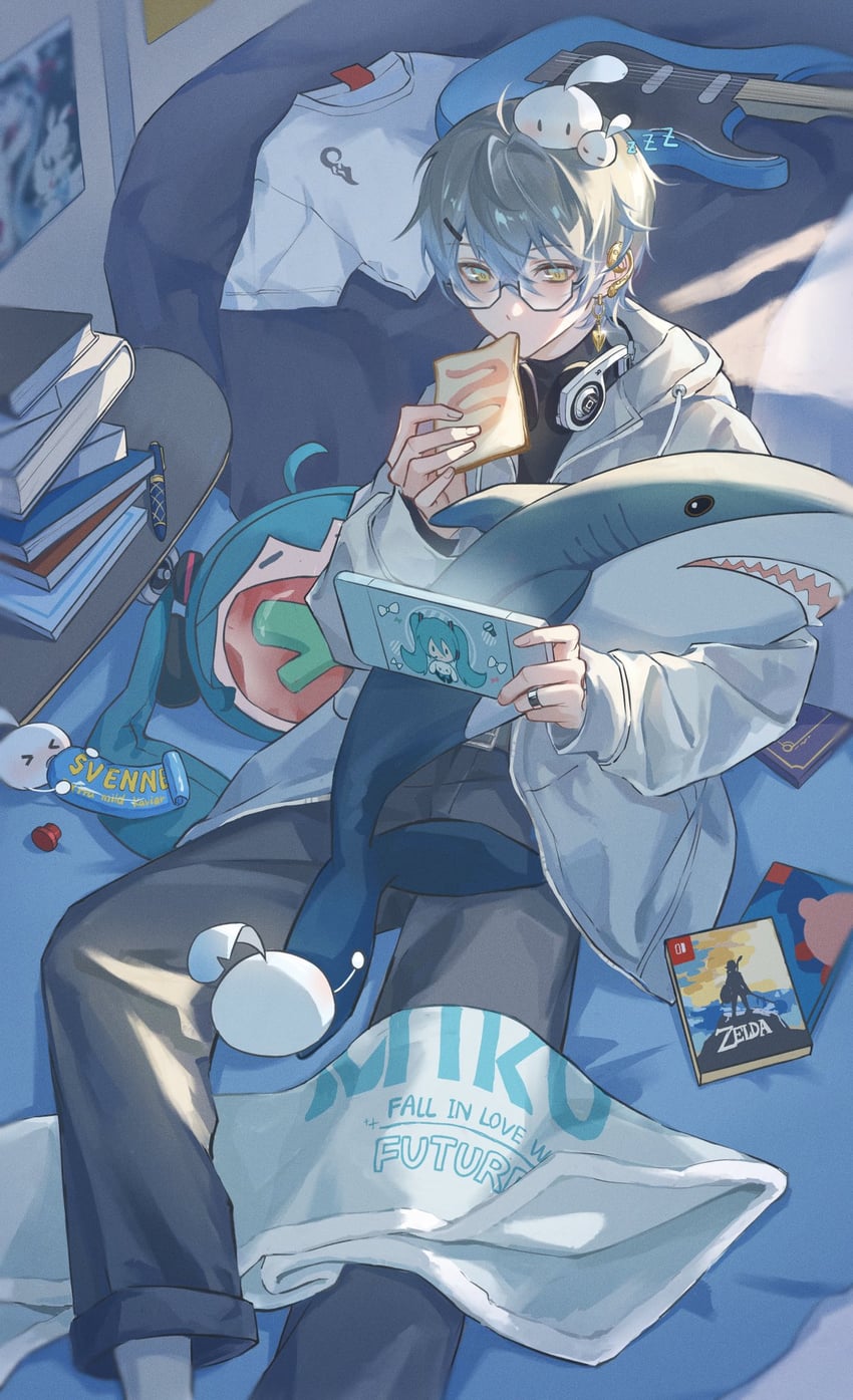 hatsune miku, ike eveland, and quilldren (vocaloid and 5 more) drawn by yee_(yee45913139)
