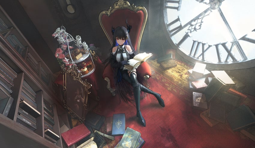 nerissa ravencroft (hololive and 1 more) drawn by alc.3vol