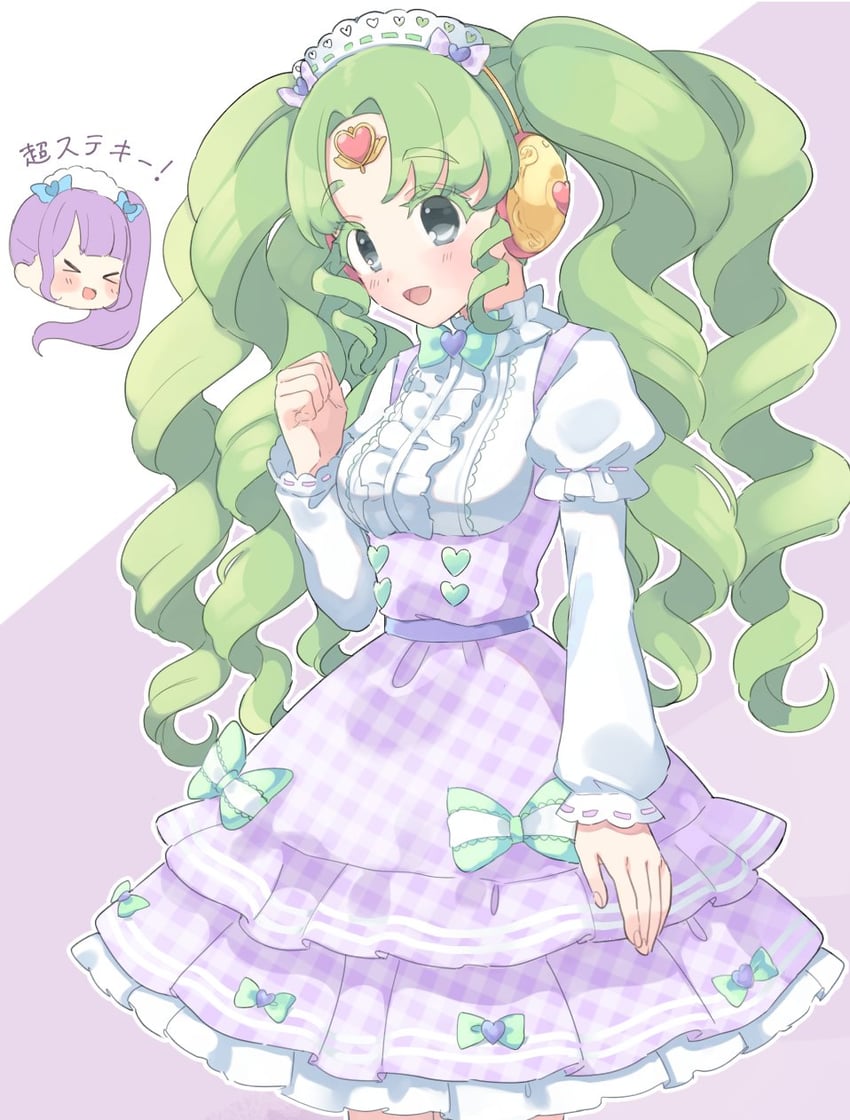manaka non and falulu (pretty series and 1 more) drawn by shiyurinpu