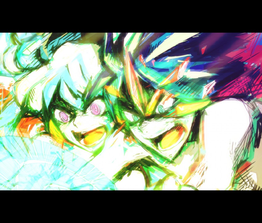 nia teppelin and simon (tengen toppa gurren lagann) drawn by mame_usagi