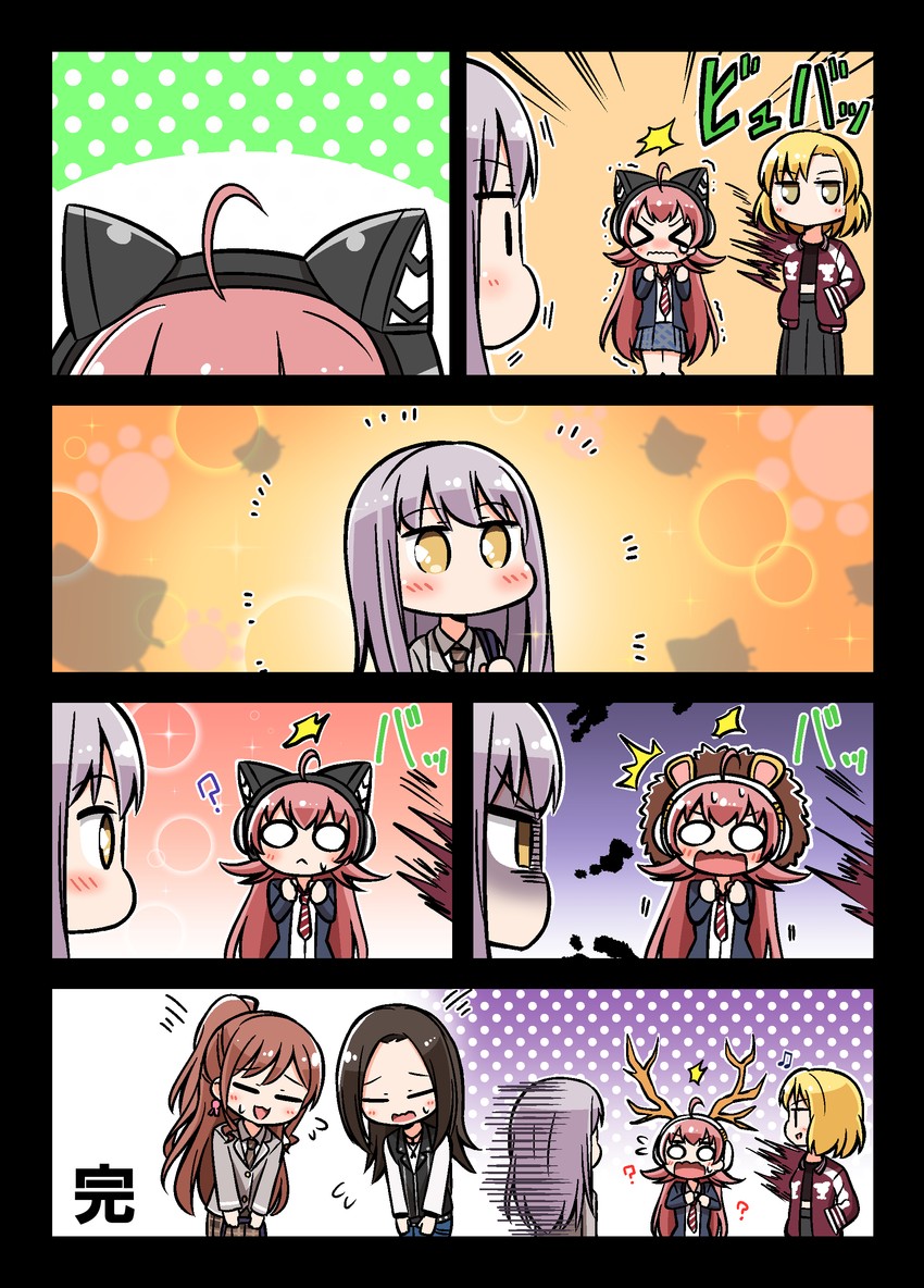 imai lisa, minato yukina, tamade chiyu, wakana rei, and sato masuki (bang dream!) drawn by kyou_(fr39)