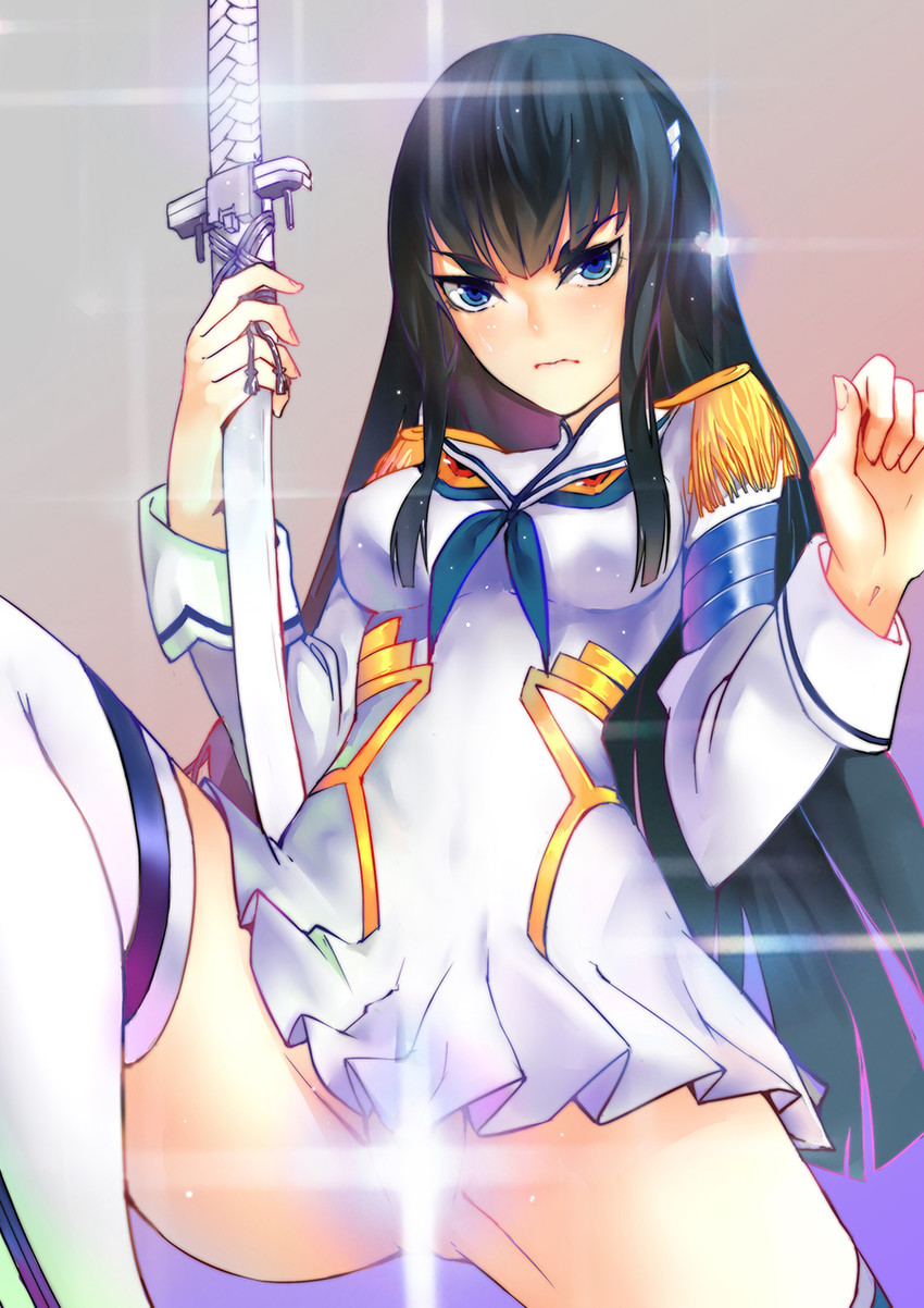 kiryuuin satsuki and junketsu (kill la kill) drawn by sunege_(hp0715)