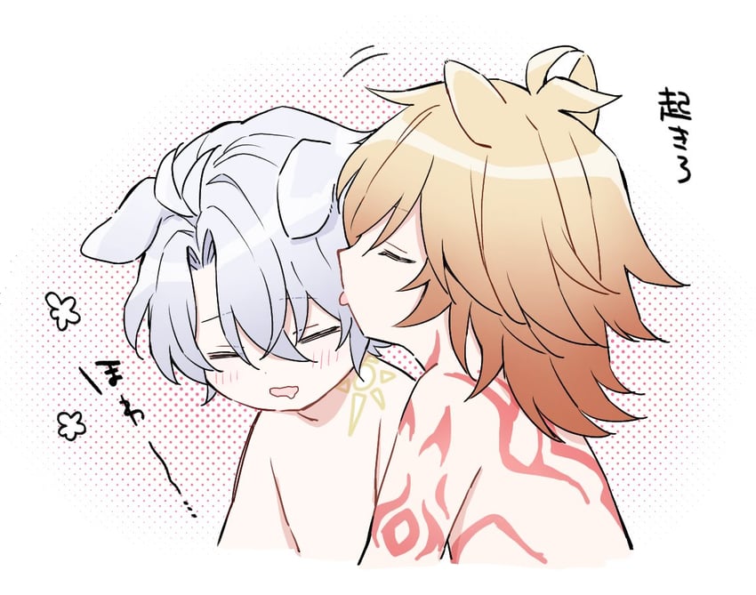 phainon and mydei (honkai and 1 more) drawn by same_wallhit