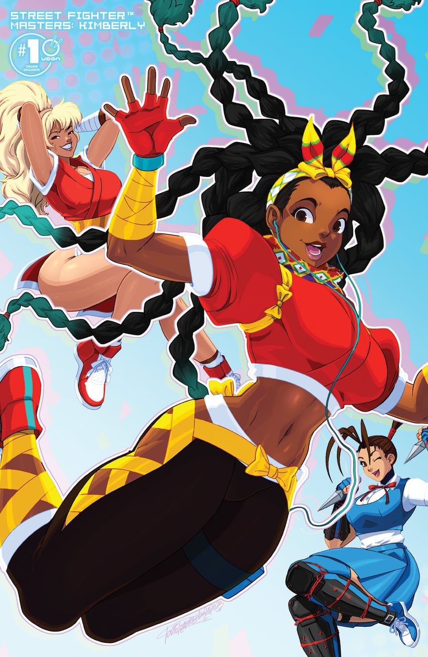ibuki, kimberly jackson, and genryuusai maki (street fighter and 2 more) drawn by tovio_rogers