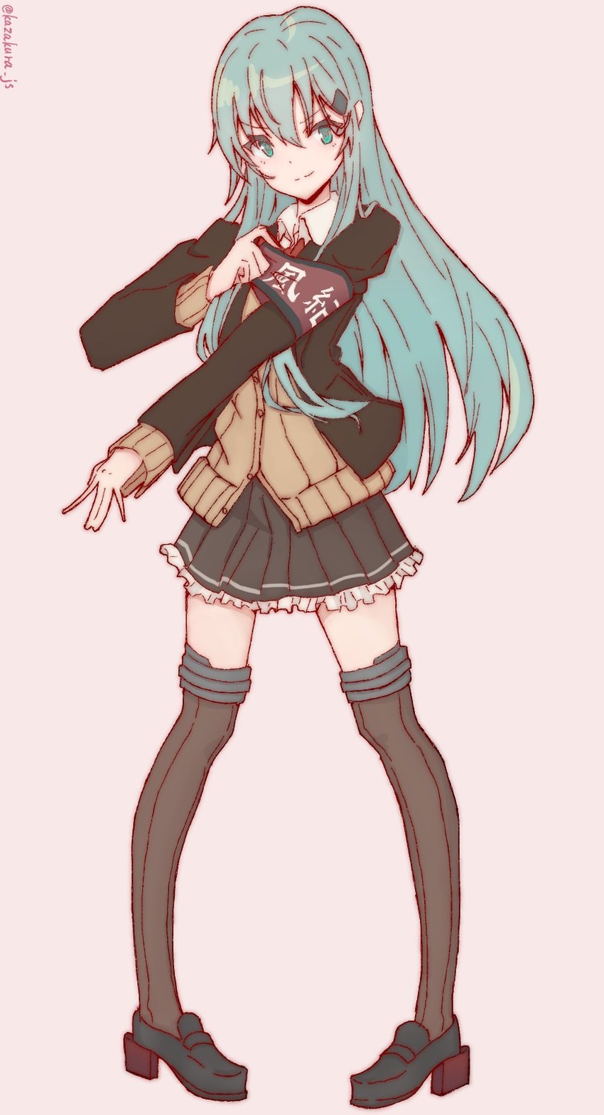 suzuya and suzuya kai ni (kantai collection) drawn by kazakura_(kazakura_js)