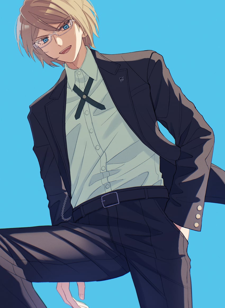 togami byakuya (danganronpa and 1 more) drawn by ganruo_(iwashi_1023)