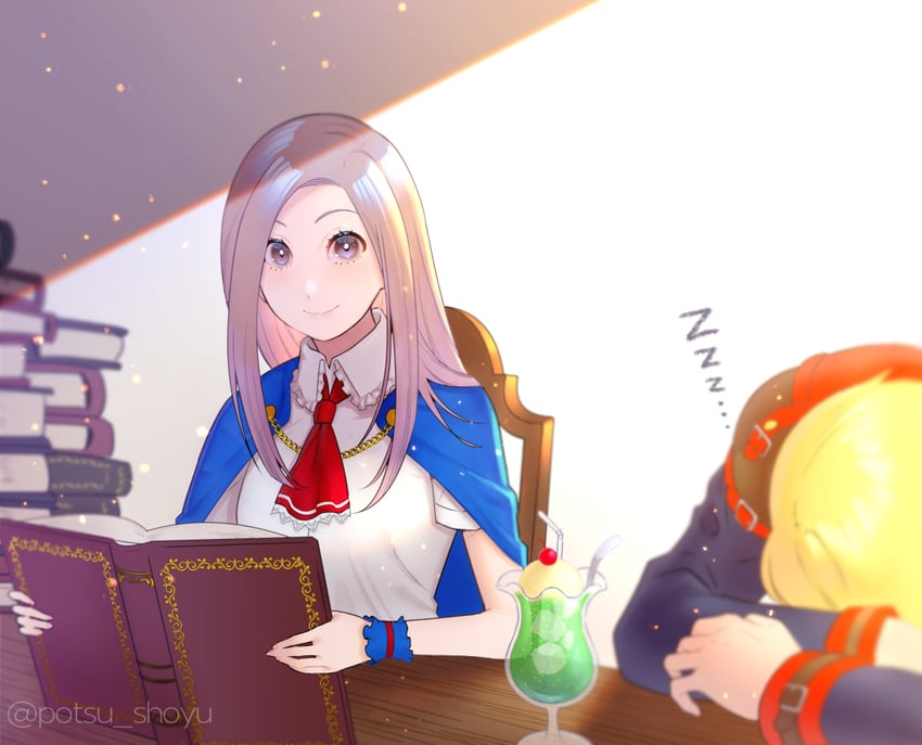 charlotte aulin and jonathan morris (castlevania and 1 more) drawn by potsupostu52