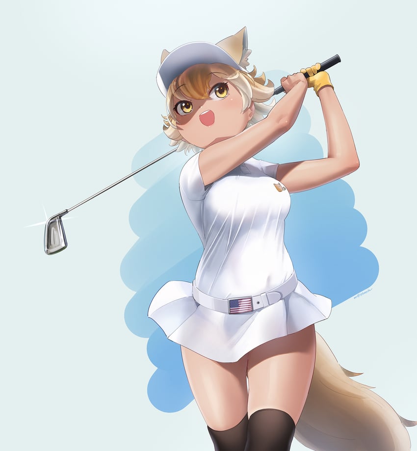 coyote (kemono friends and 1 more) drawn by beleven