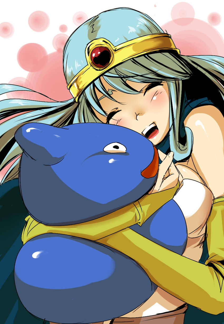 slime and sage (dragon quest and 1 more) drawn by nukkoru