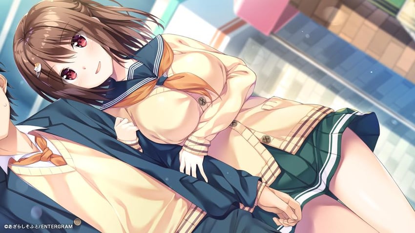 hayami aki and kazama kouta (aibeya) drawn by oryo_(oryo04)