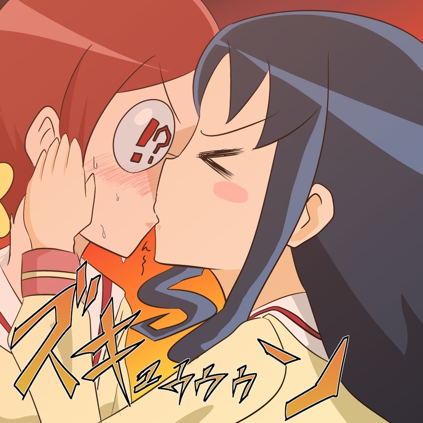 kurumi erika and hanasaki tsubomi (precure and 1 more) drawn by nann_tou