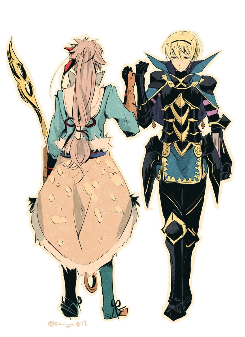 takumi and leo (fire emblem and 1 more) drawn by kariya_(mizore)