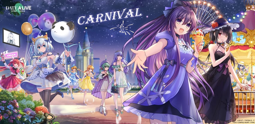 tokisaki kurumi, yatogami tohka, tobiichi origami, itsuka kotori, himekawa yoshino, and 6 more (date a live and 1 more)