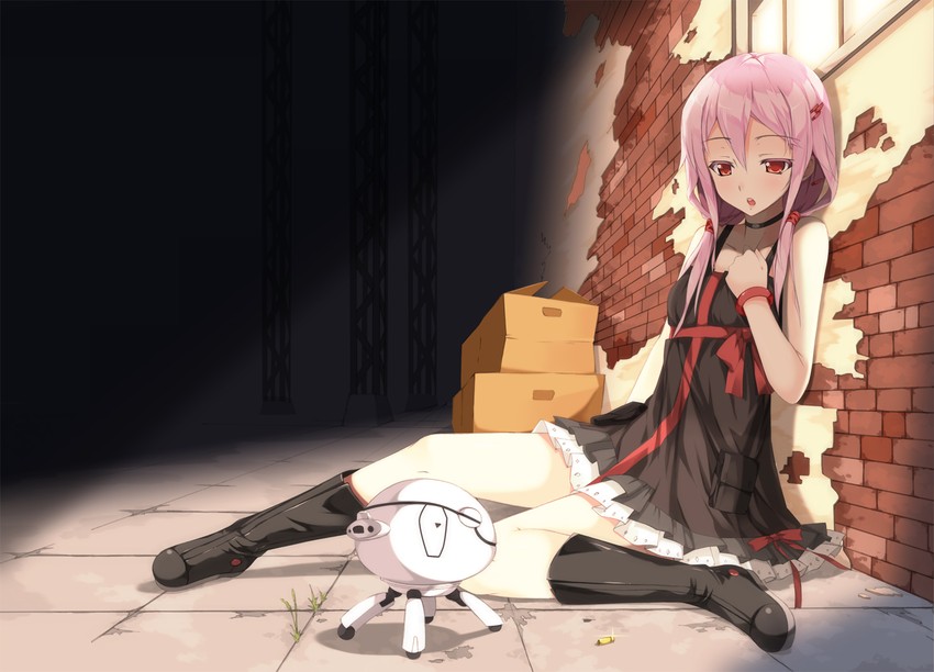 yuzuriha inori and fyu-neru (guilty crown) drawn by haru_(matatabi_sanjou)