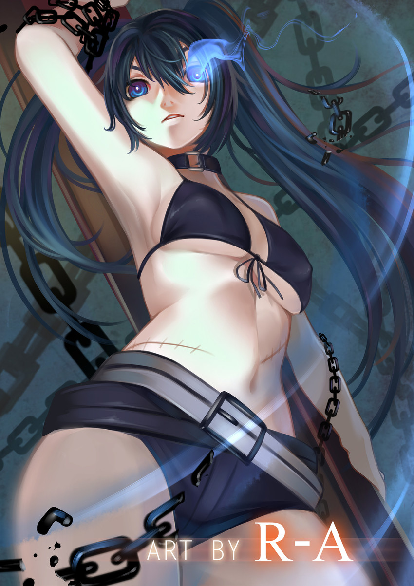 black rock shooter (black rock shooter) drawn by hanh_chu
