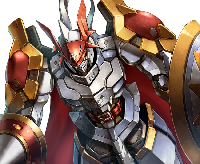 dukemon (digimon) drawn by taedu