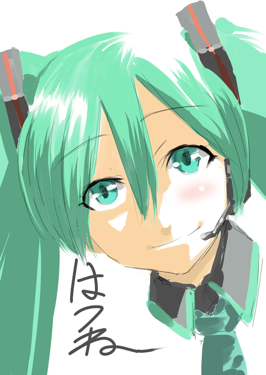 hatsune miku (vocaloid) drawn by tukiwani