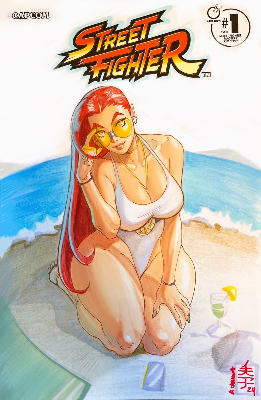 crimson viper (street fighter and 1 more) drawn by acecore2k