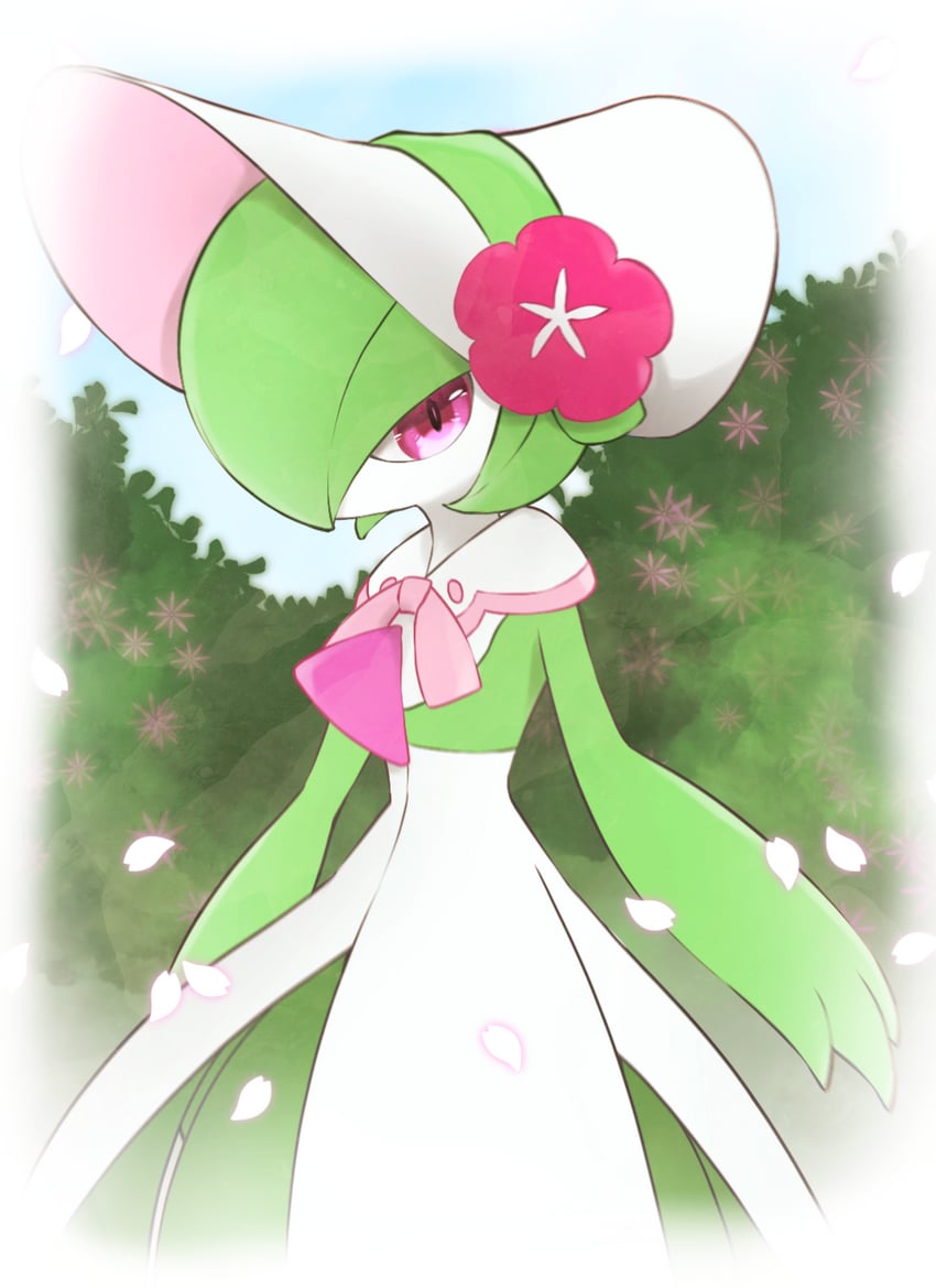 gardevoir (pokemon and 1 more) drawn by shigure_rin