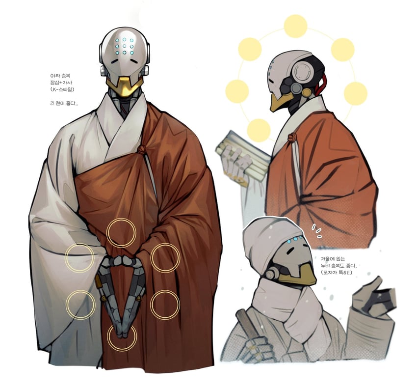 zenyatta (overwatch and 1 more) drawn by 47_lall
