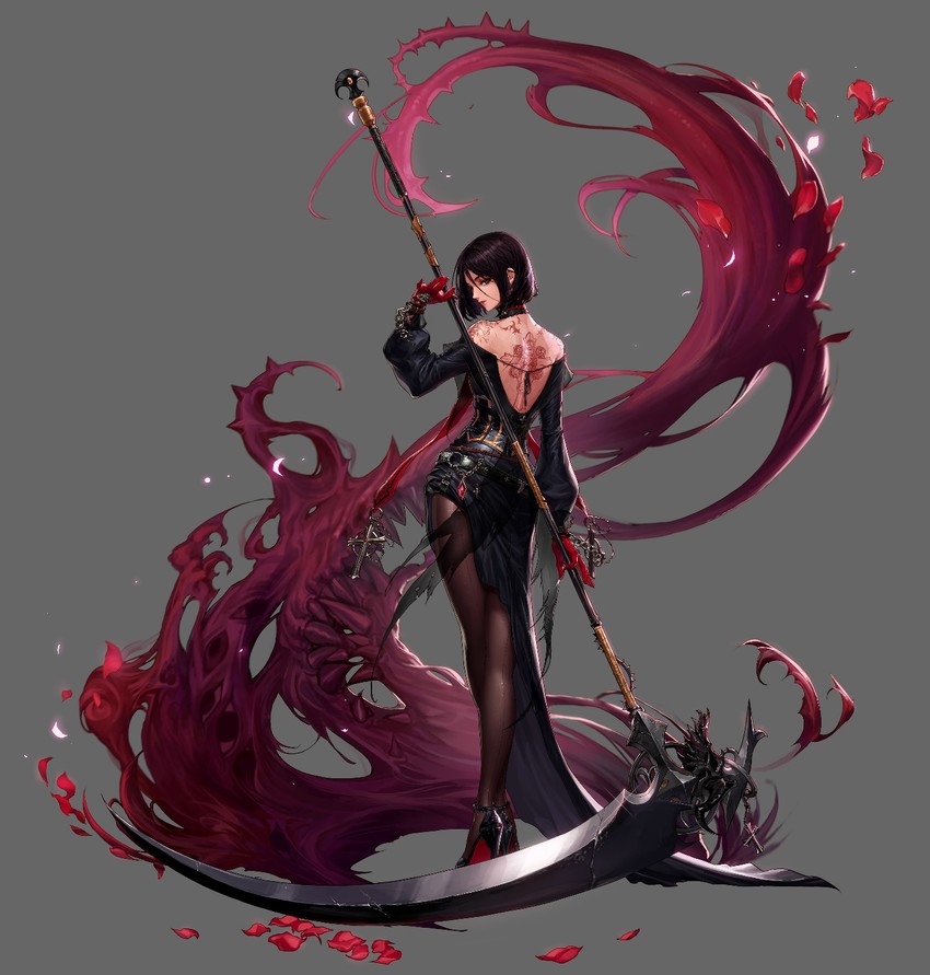 female priest and mistress (dungeon and fighter) drawn by takssmask