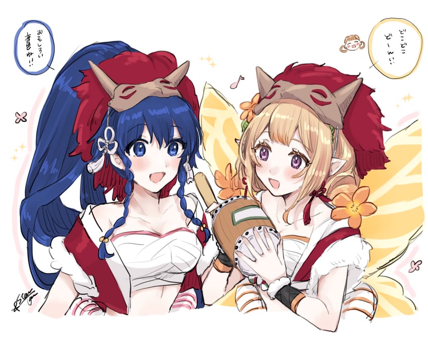 tana and peony (fire emblem and 2 more) drawn by misato_hao