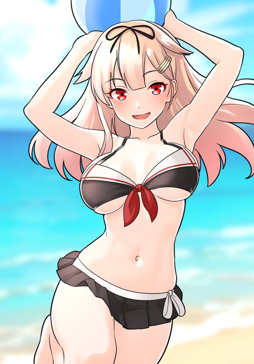 yuudachi and yuudachi kai ni (kantai collection) drawn by furaggu_(frag_0416)