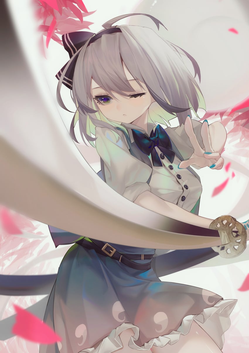 konpaku youmu (touhou) drawn by mei_gushi_de_shen_yue