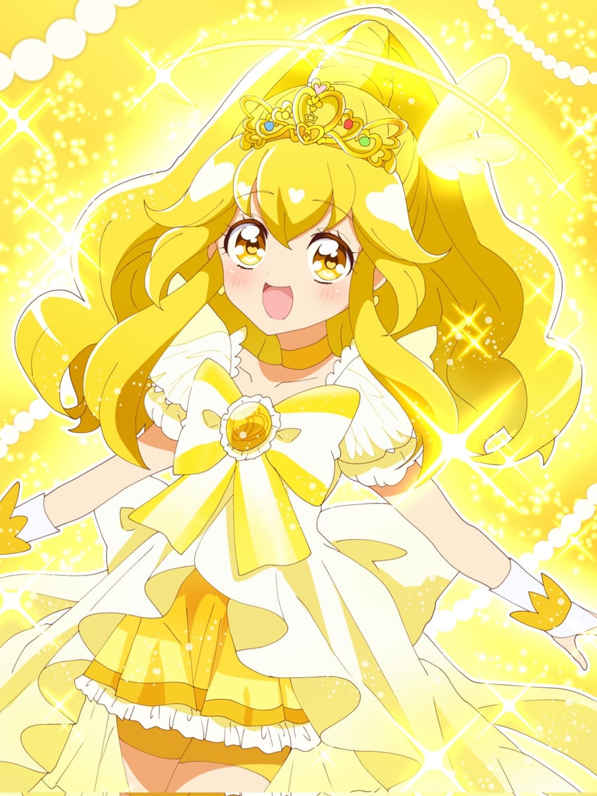 kise yayoi and cure peace (precure and 1 more) drawn by matatabi_(tabi_hibiki_6)