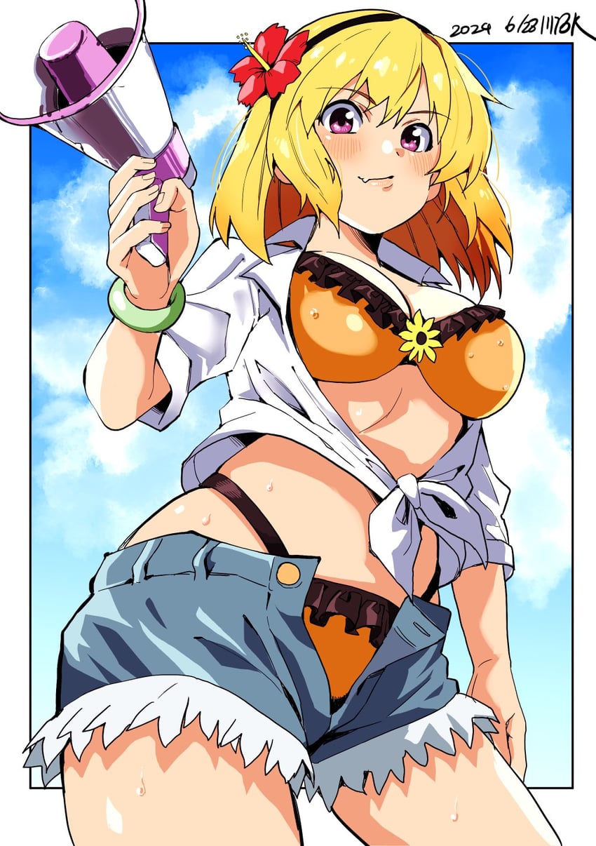 houjou satoko (higurashi no naku koro ni and 1 more) drawn by onuma_kuma