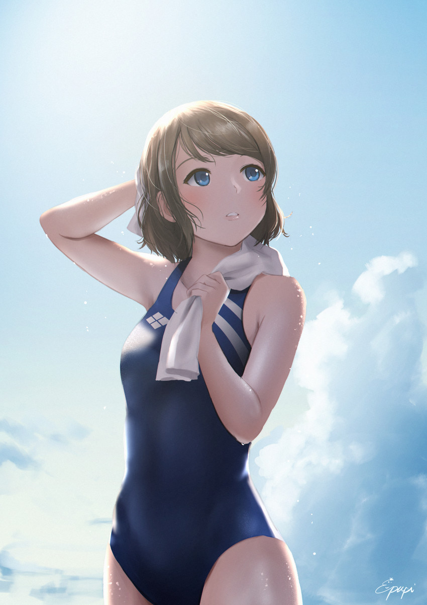 watanabe you (love live! and 1 more) drawn by papi_(papiron100)