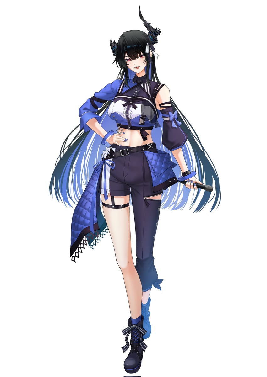 nerissa ravencroft (hololive and 1 more) drawn by yuutomeh