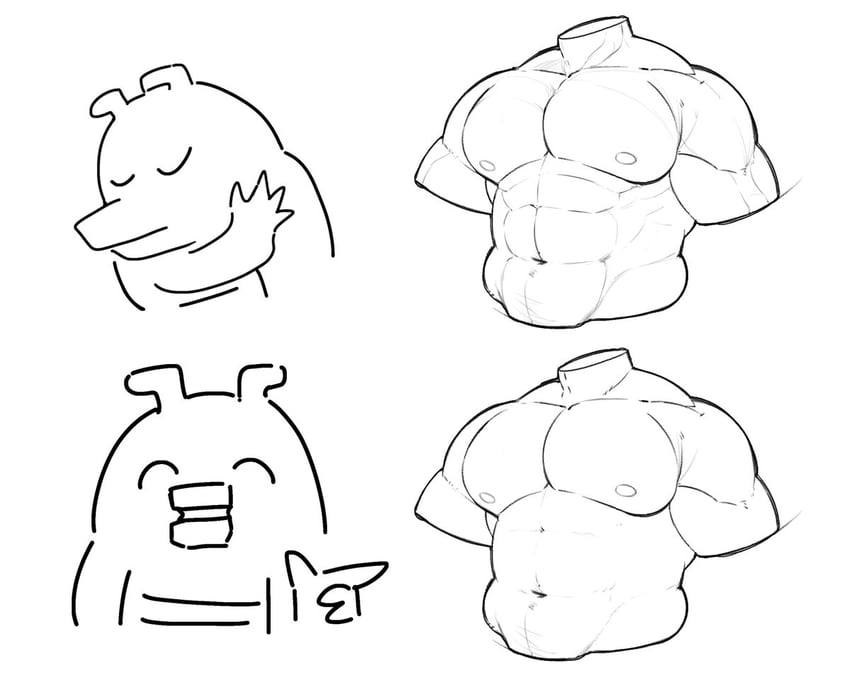 original and 2 more drawn by siki_sai_ken
