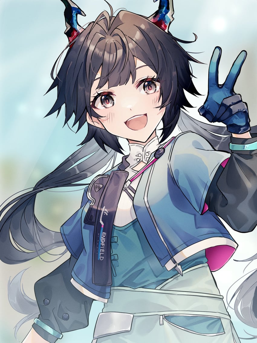chen qianyu (arknights and 1 more) drawn by u_yuz_xx