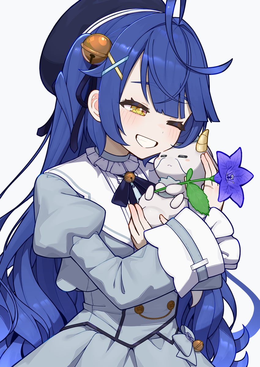amamiya kokoro and neko (nijisanji) drawn by lunch_boxer