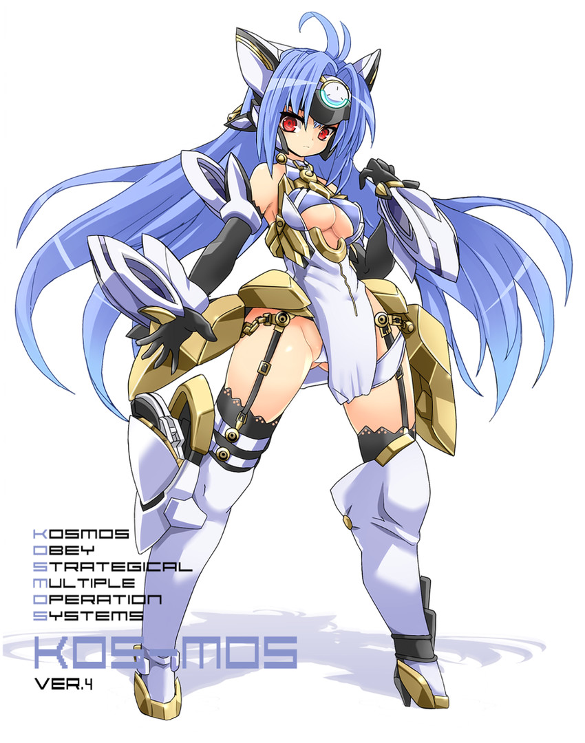 kos-mos and kos-mos ver. 4 (xenosaga and 1 more) drawn by karukan_(monjya)