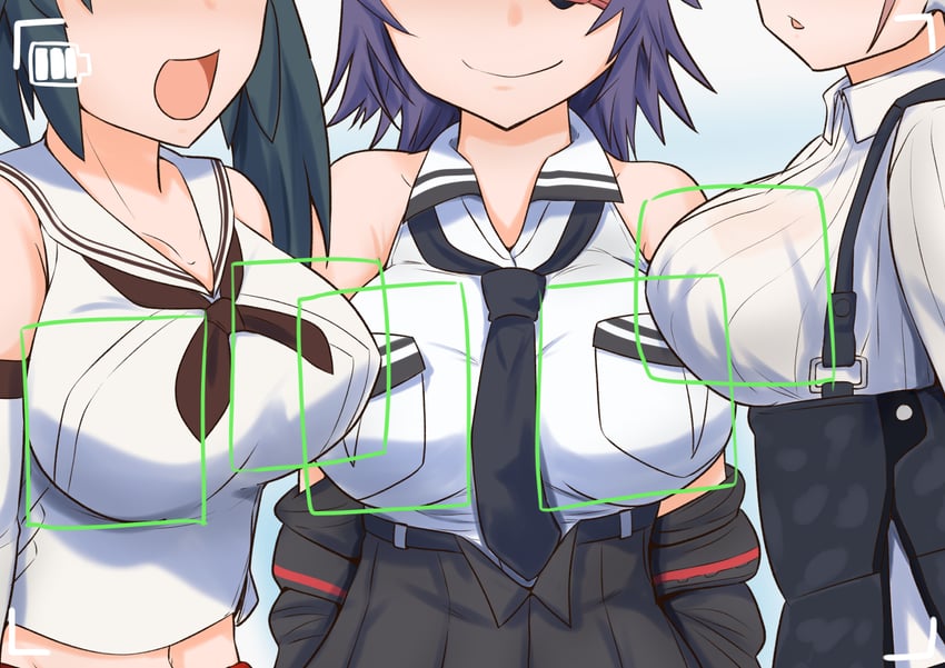 tenryuu, atlanta, isuzu, tenryuu kai ni, and isuzu kai ni (kantai collection) drawn by akashieru