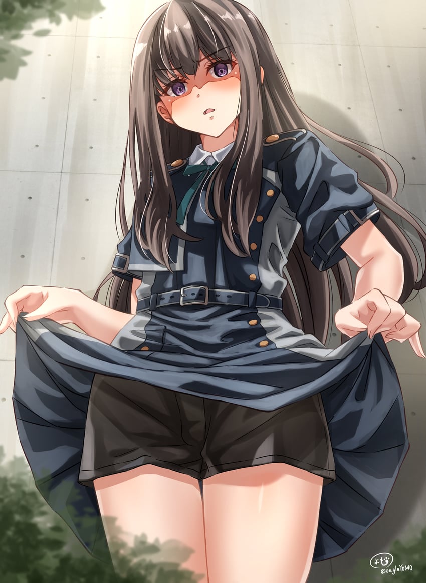 inoue takina (lycoris recoil) drawn by yomo