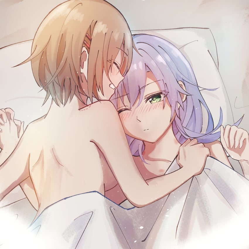 kayamori ruka and izumi yuki (heaven burns red) drawn by aoi11_luyu